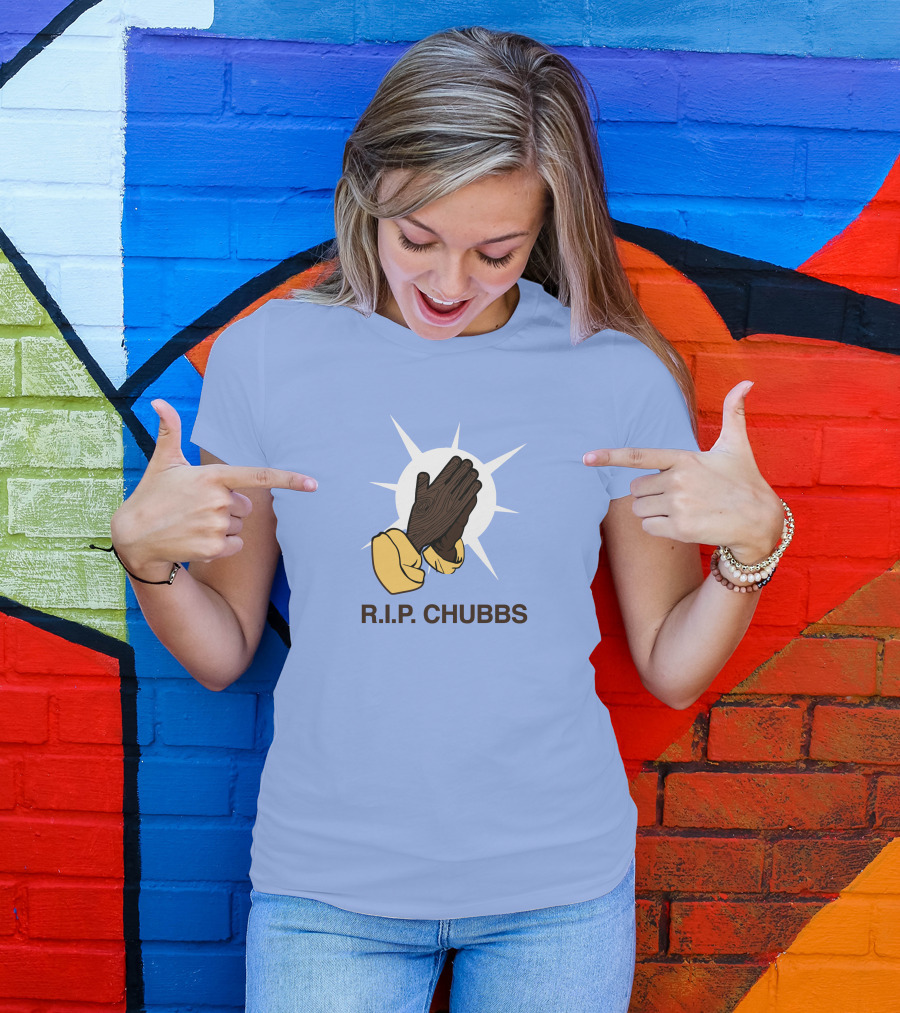 R.I.P. Chubbs Praying Hands T-Shirt
