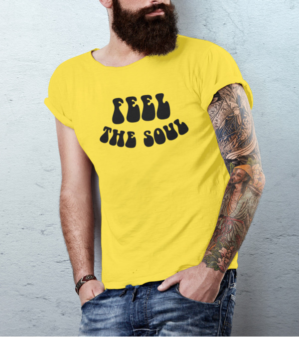 Feel The Soul Retro Vibes Psychedelic T-Shirt