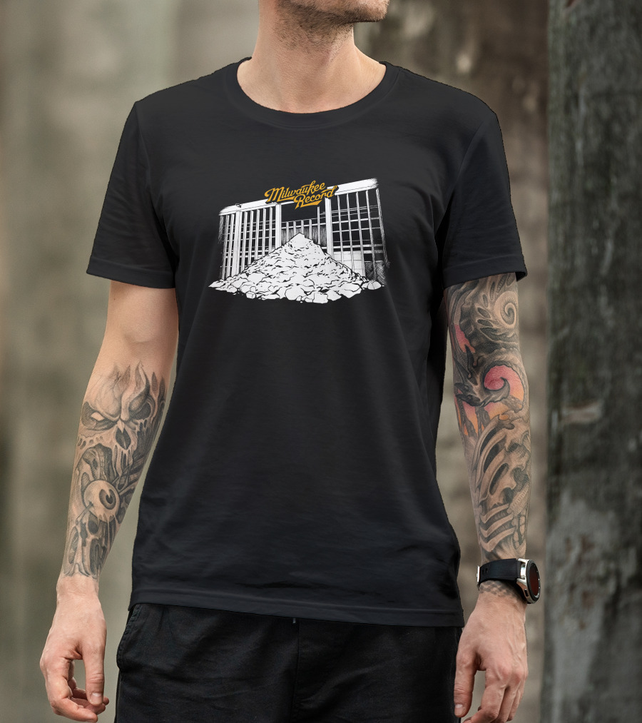 Milwaukee Record Snow Pile T-Shirt