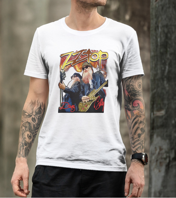ZZ Top Live Since 1969 Vintage Dusty Billy T-Shirt