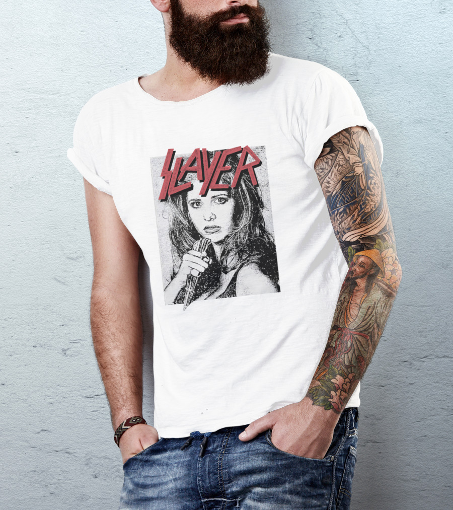 Buffy Slayer Vampire Cross T-Shirt