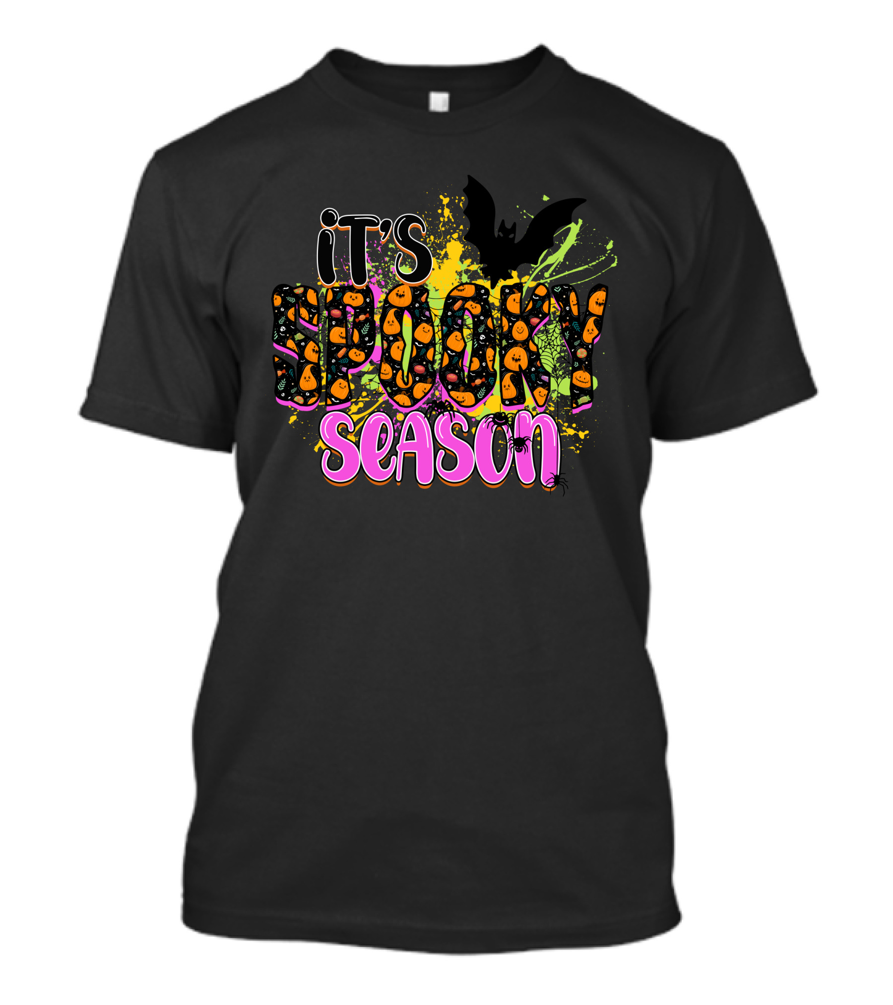 It's Spooky Season Halloween Bat Pumpkin T-Shirt