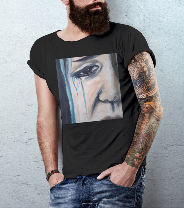 Sorrow Face Tears T-Shirt