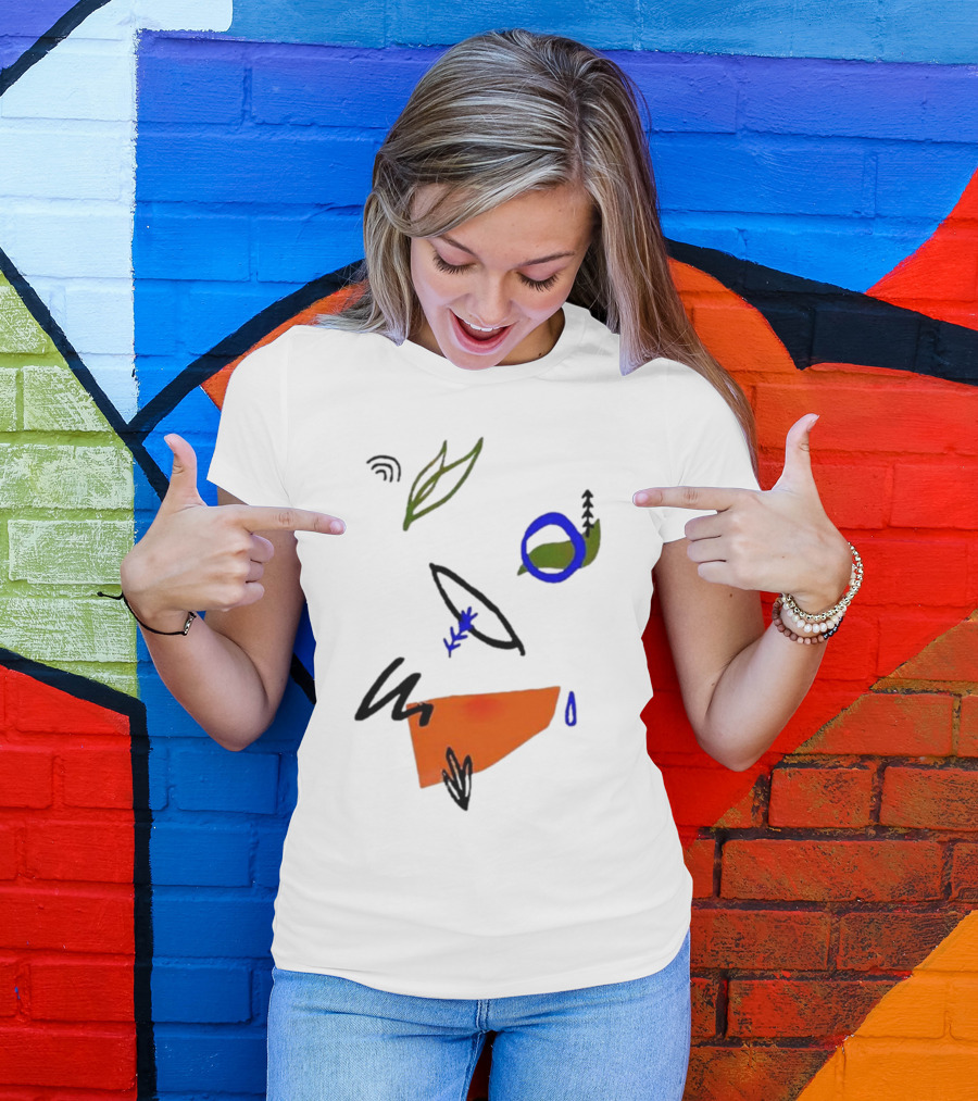 Goth Babe Abstract Aesthetic T-Shirt