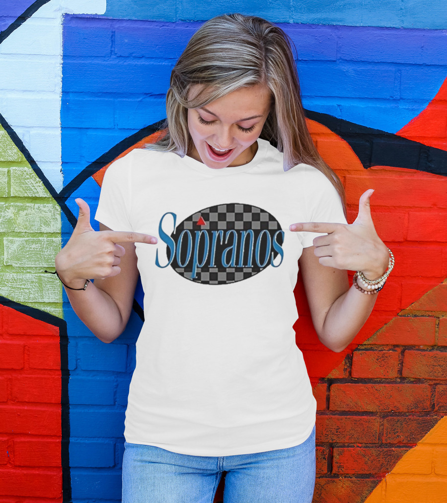 Seinpranos VIII Omwearta Seinfeld Soprano Checkerboard T-Shirt