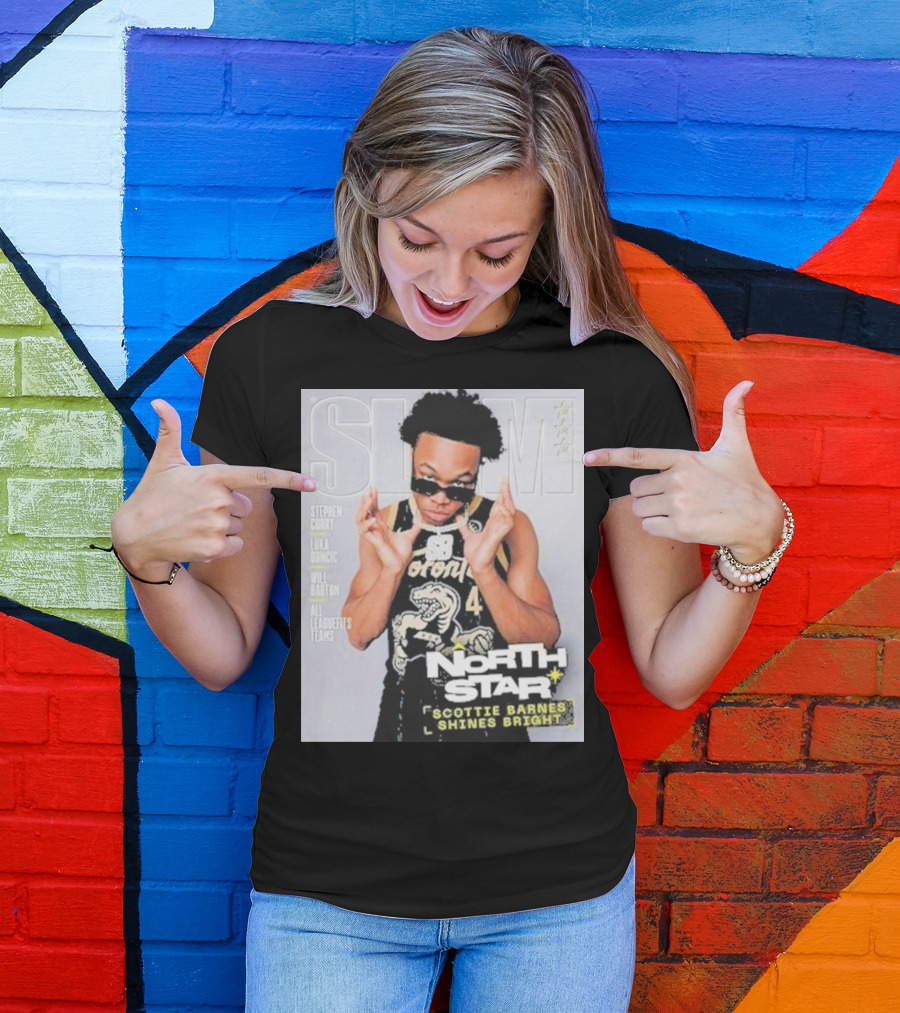 SLAM Cover North Star Toronto Raptors Scottie Barnes Shines Bright T-Shirt