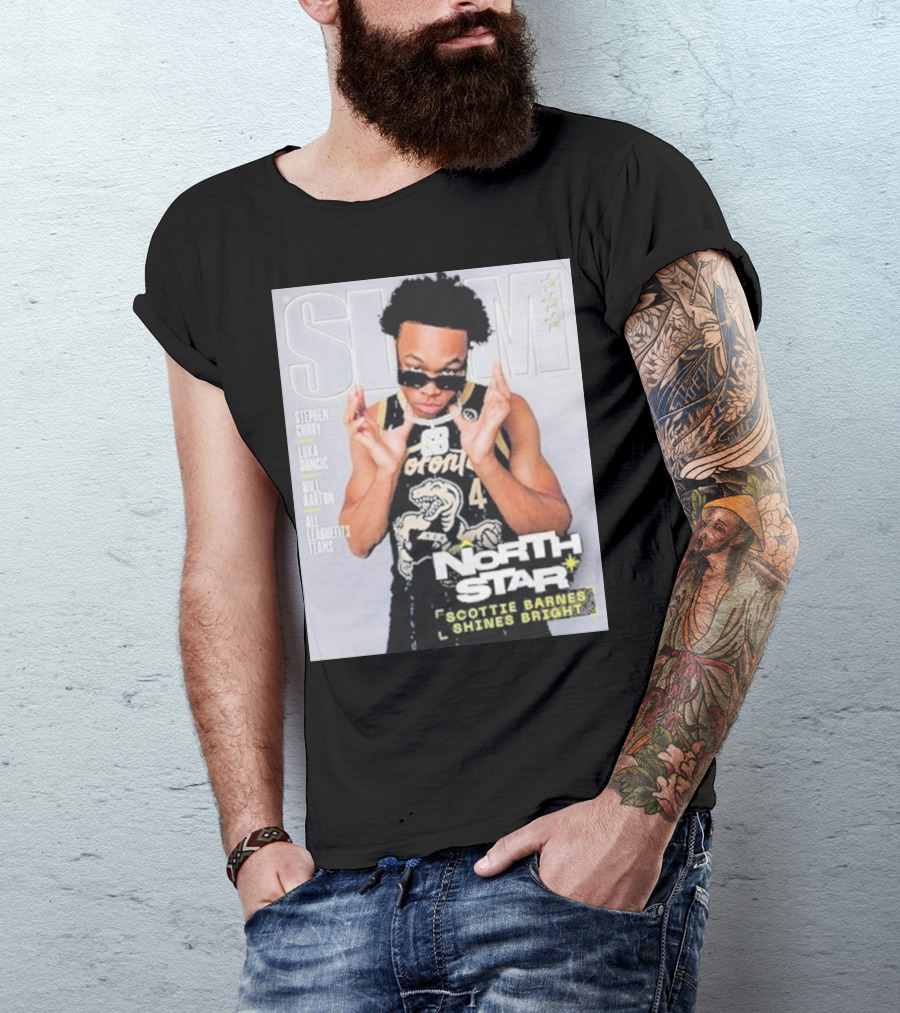 SLAM Cover North Star Toronto Raptors Scottie Barnes Shines Bright T-Shirt
