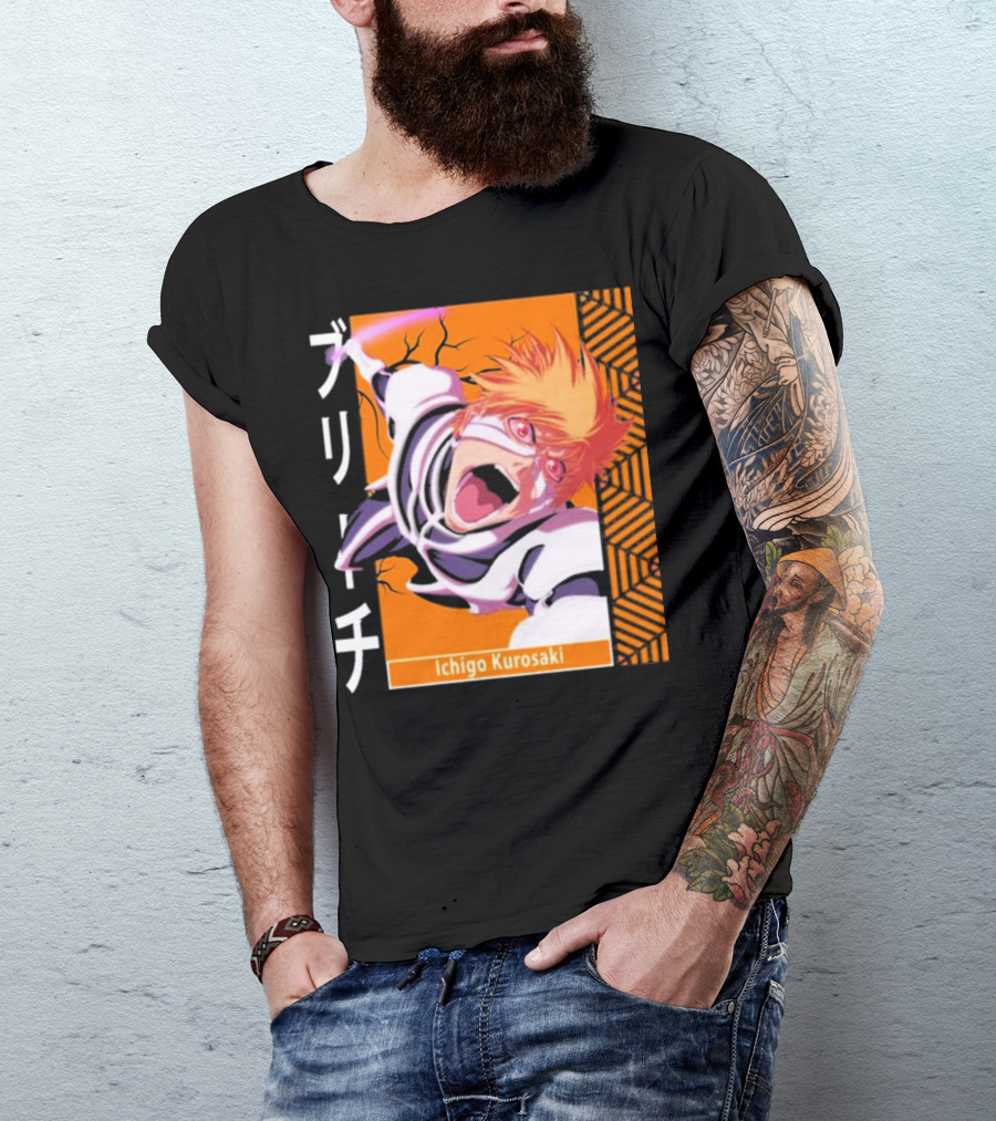 Bleach Ichigo Kurosaki Anime Manga Character T-Shirt