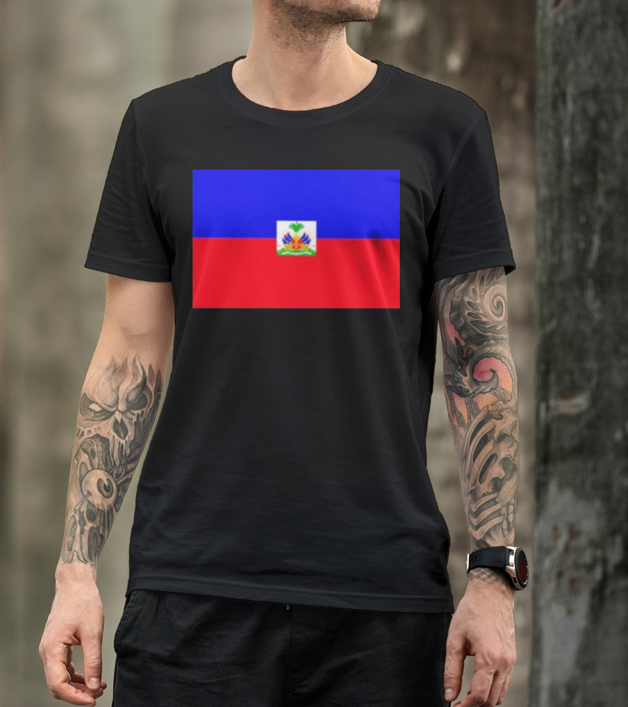 Haitian Flag Day Celebration With National Colors T-Shirt