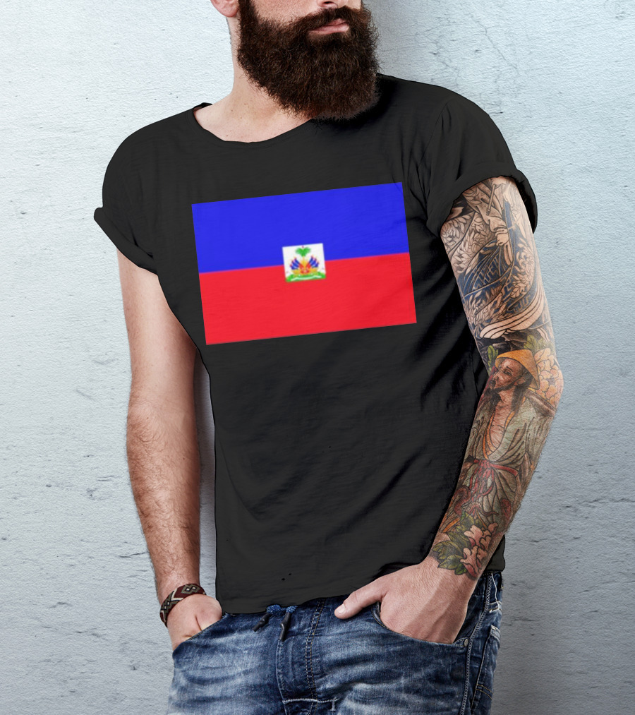 Haitian Flag Day Celebration With National Colors T-Shirt