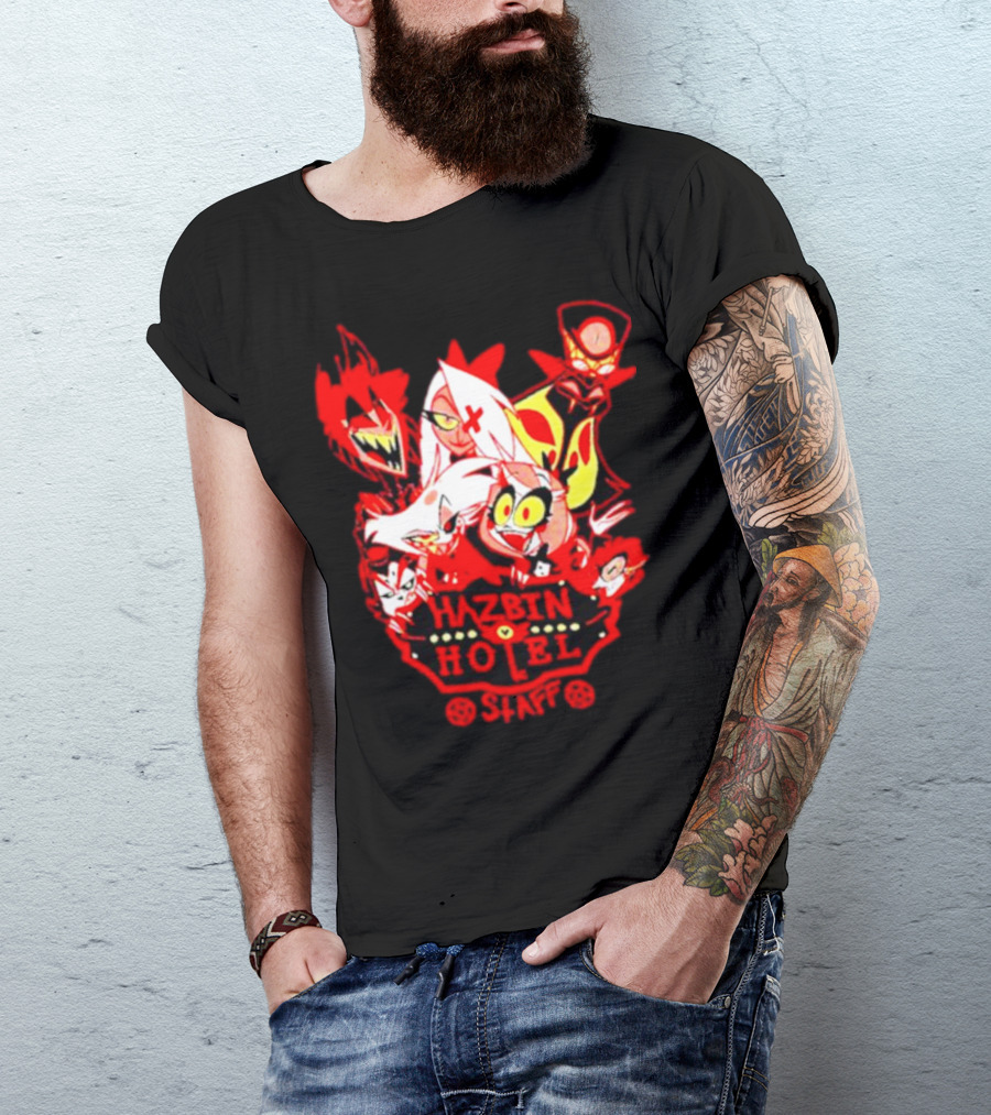 Hazbin Hotel Staff Characters Compilation T-Shirt