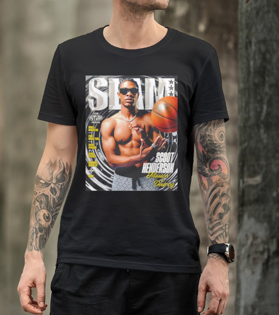 Slam Magazine The Future Issue Scoot Henderson Mission To Destroy Basketball T-Shirt