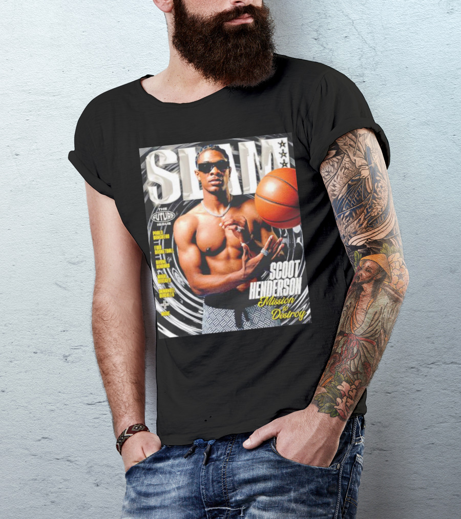 Slam Magazine The Future Issue Scoot Henderson Mission To Destroy Basketball T-Shirt