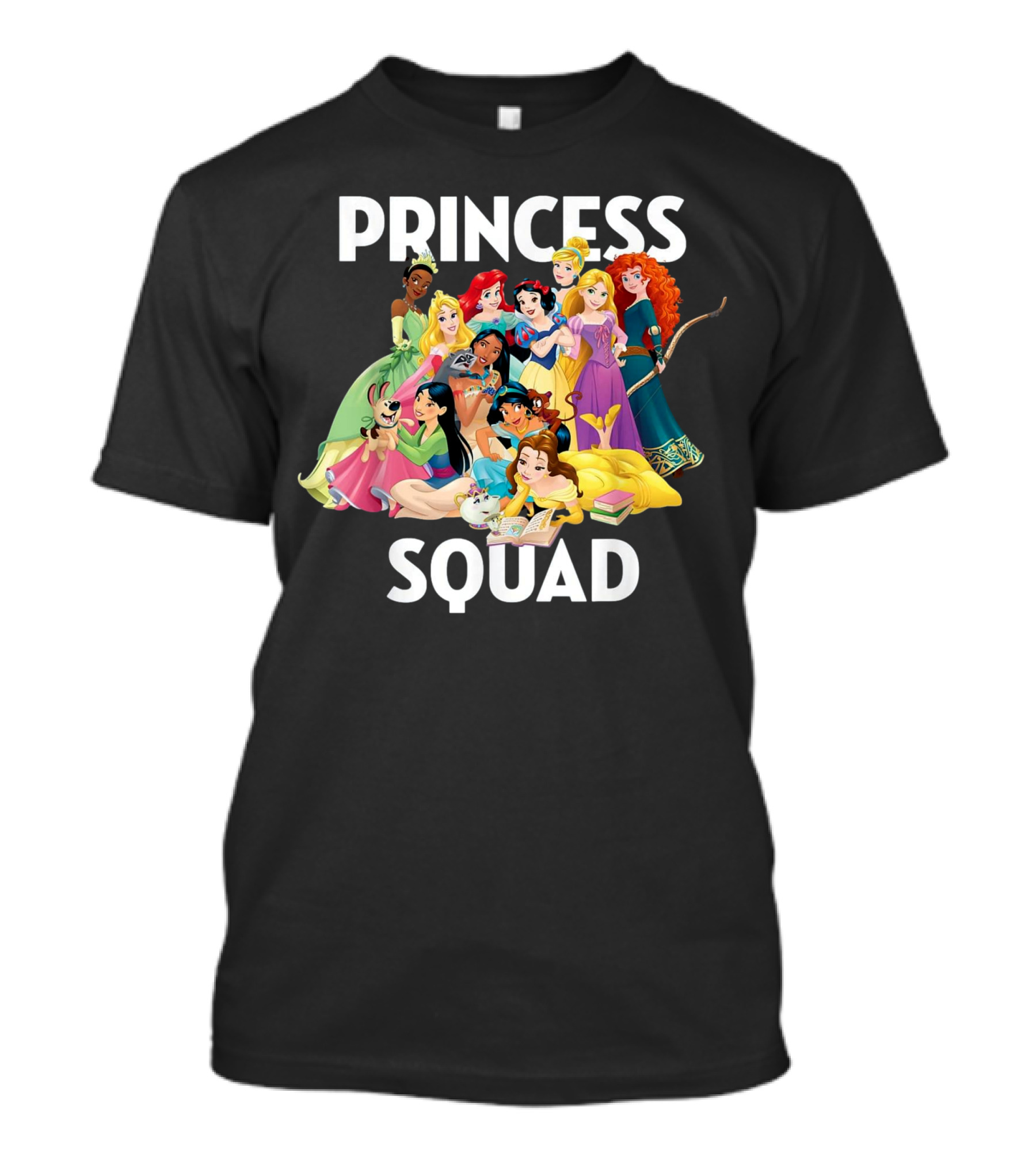 Princess Squad Disney Princesses Group Characters T-Shirt