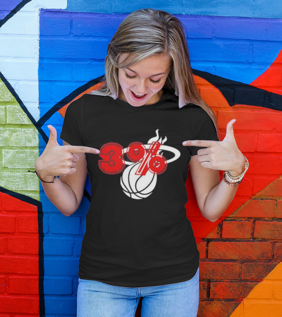 Brendan Tobin 3% Miami Heat Basketball T-Shirt