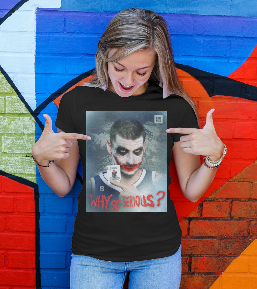 Complex Sports Why So Serious Nikola Jokic Joker Card T-Shirt