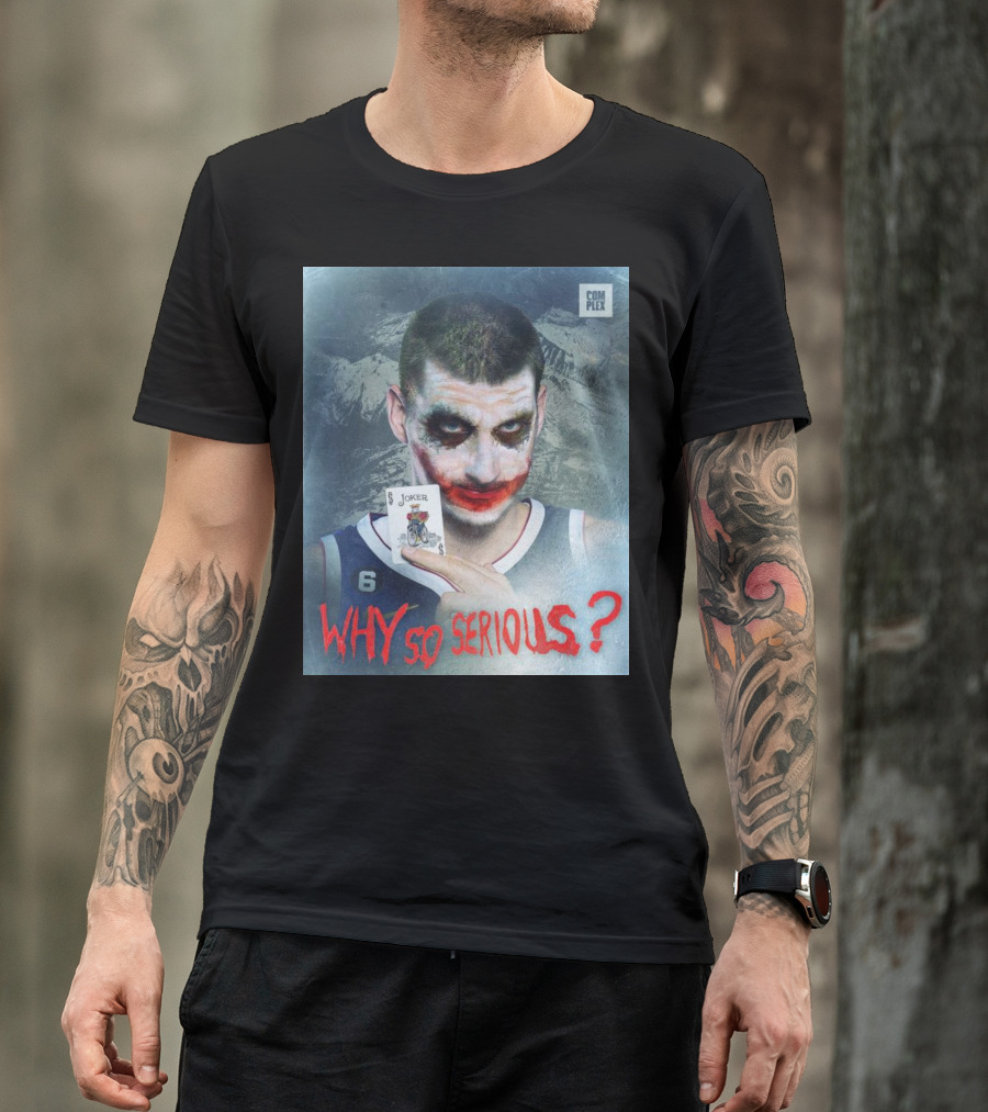 Complex Sports Why So Serious Nikola Jokic Joker Card T-Shirt