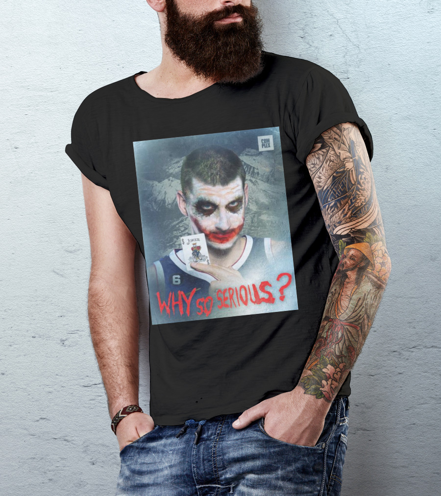 Complex Sports Why So Serious Nikola Jokic Joker Card T-Shirt