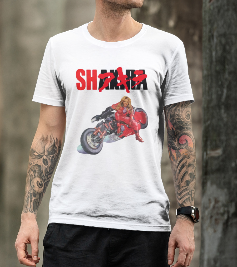 Shakira Akira Motorcycle Fusion T-Shirt