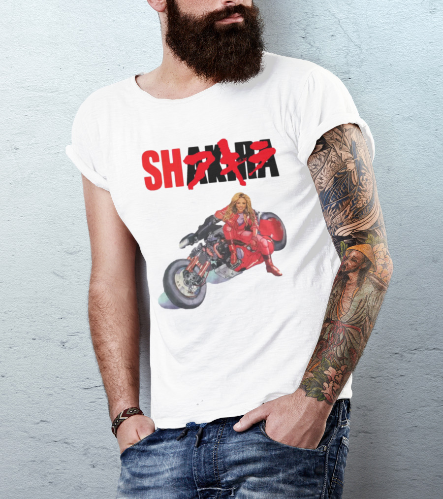 Shakira Akira Motorcycle Fusion T-Shirt
