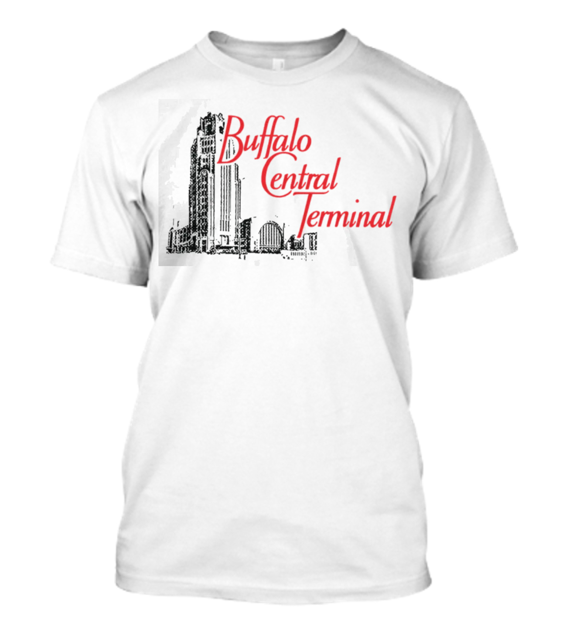 Buffalo Central Terminal Vintage Architecture T-Shirt