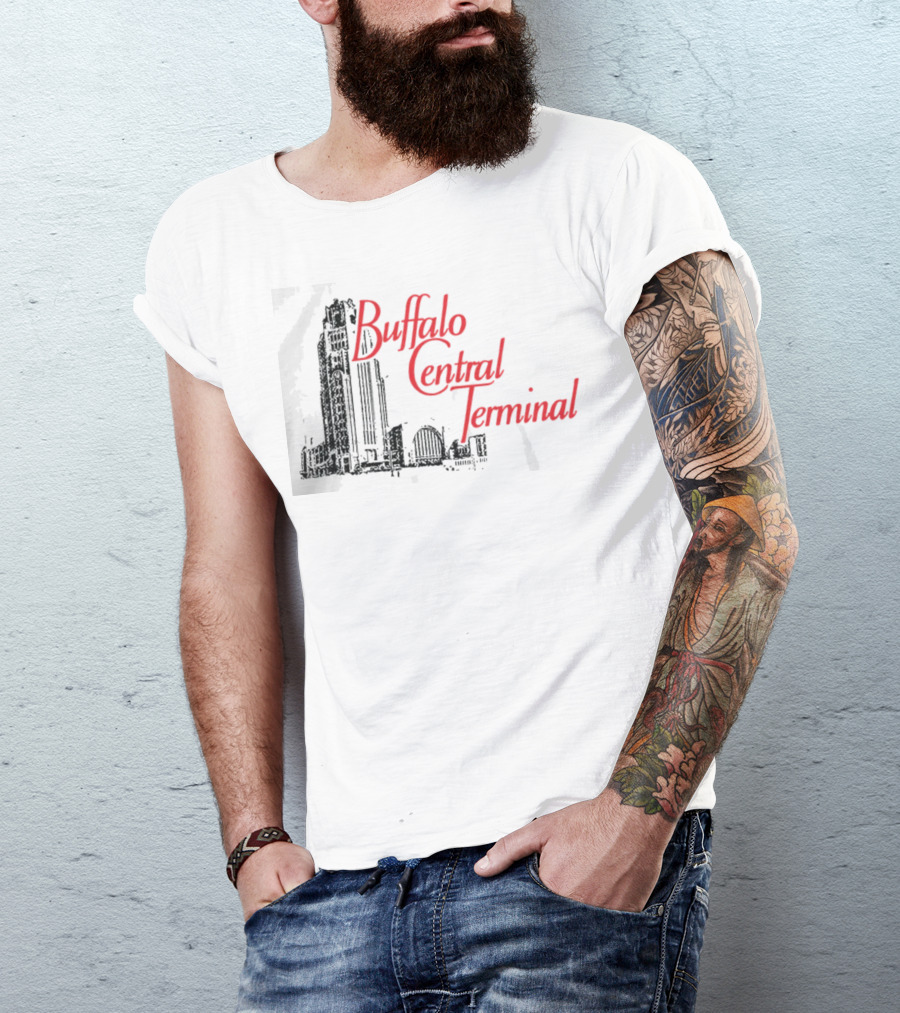 Buffalo Central Terminal Vintage Architecture T-Shirt