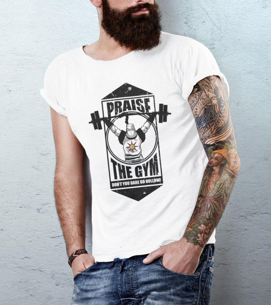 Praise The Gym Don't You Dare Go Hollow Lique Clothing T-Shirt