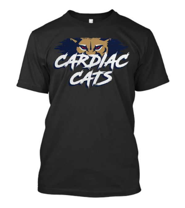 Cardiac Cats Florida Panthers Eyes Fla Team Shop T-Shirt
