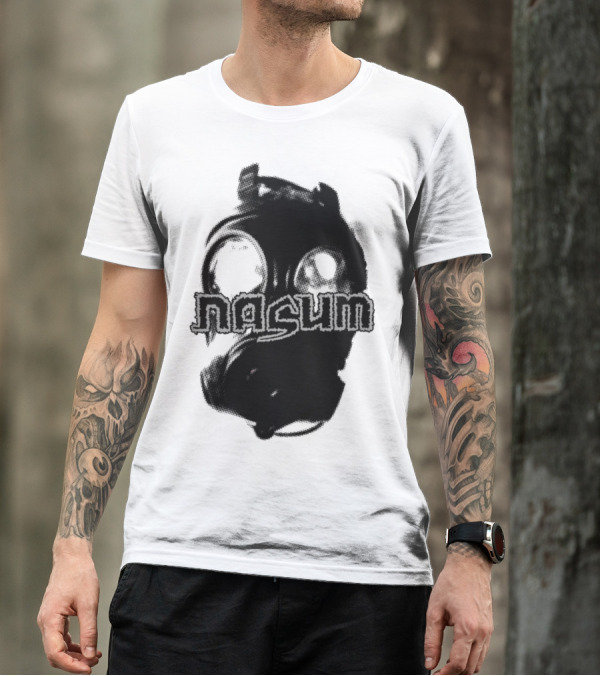 Nasum Gasmask Logo Dark Aesthetic T-Shirt