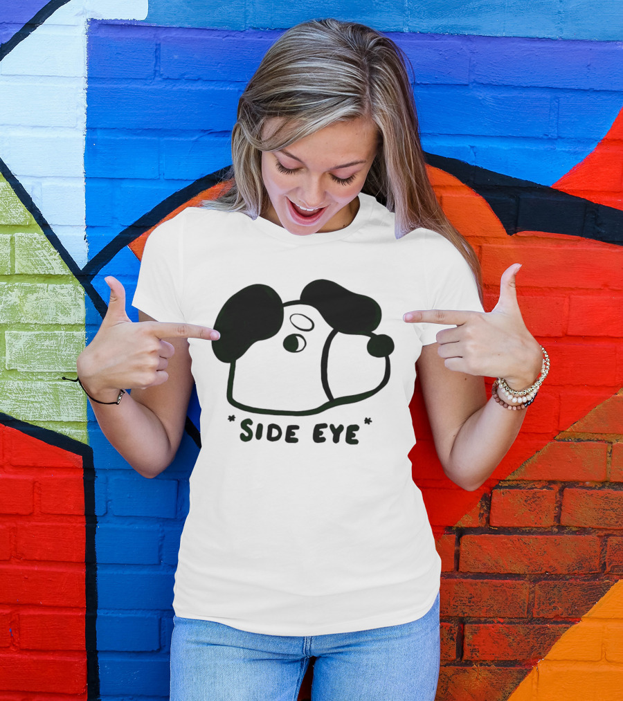 Chocolett Dog With Side Eye Expression T-Shirt