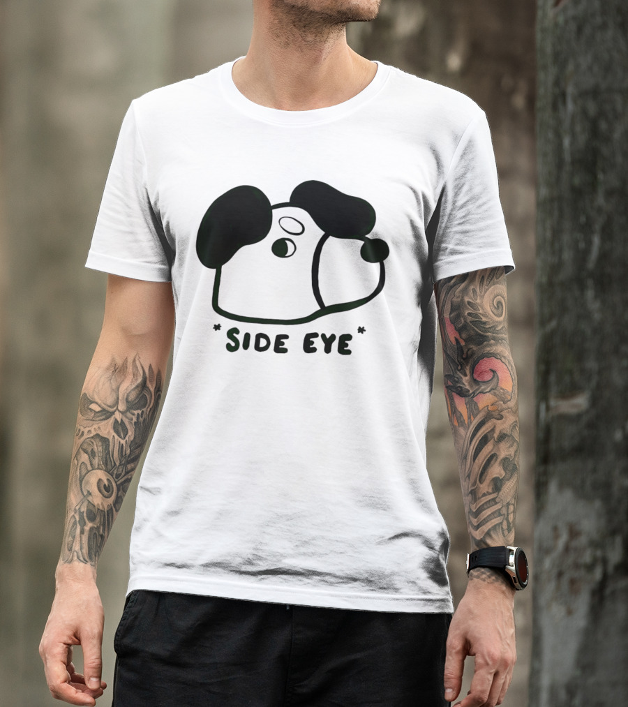 Chocolett Dog With Side Eye Expression T-Shirt