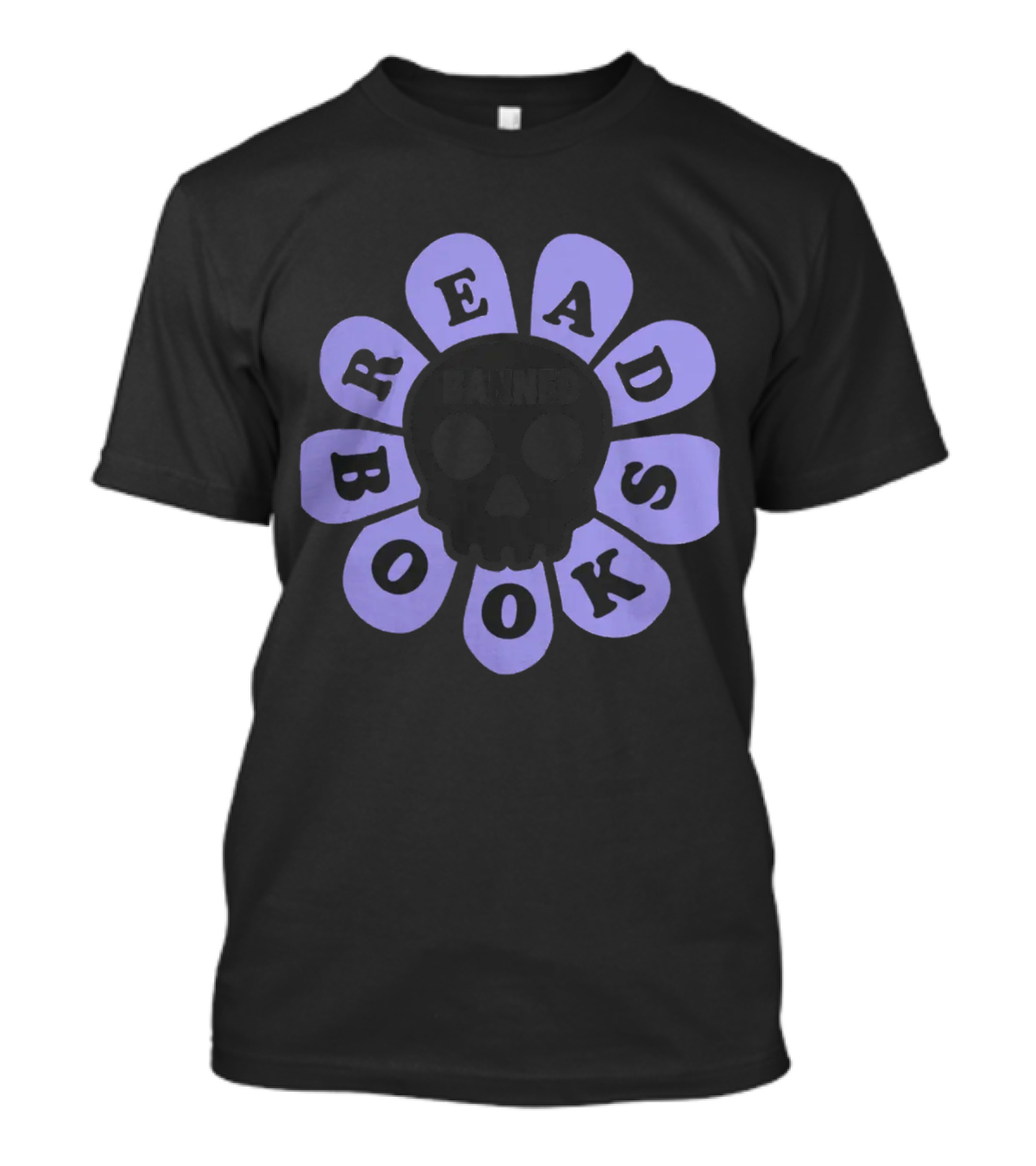 Read Banned Books Skull And Petals By Brit Sigh T-Shirt