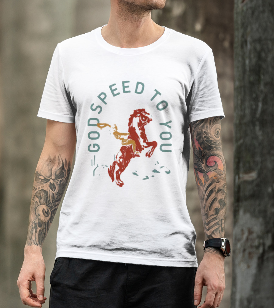 Godspeed To You Rider On Horseback T-Shirt