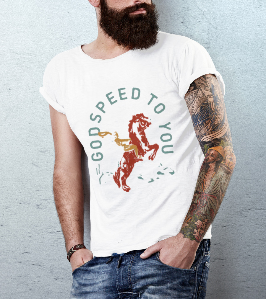 Godspeed To You Rider On Horseback T-Shirt