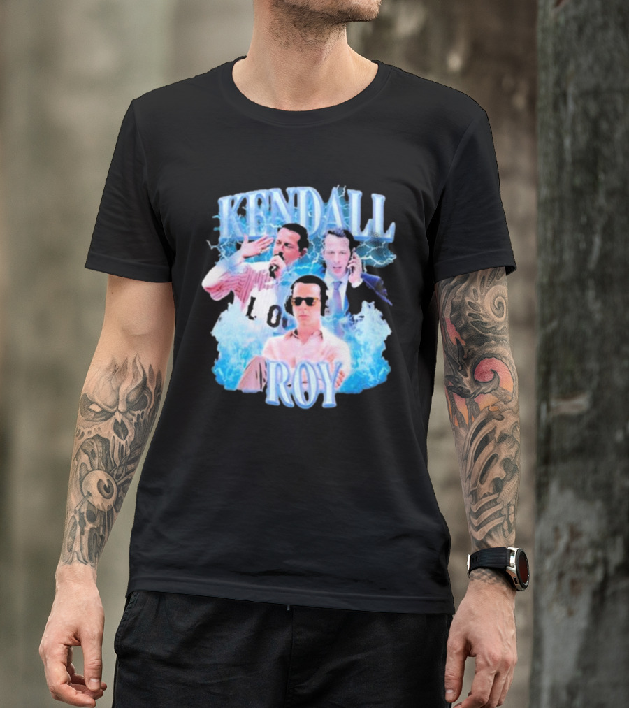 Kendall Roy Disgusting Brothers Iconic Character Moments Electric Blue T-Shirt