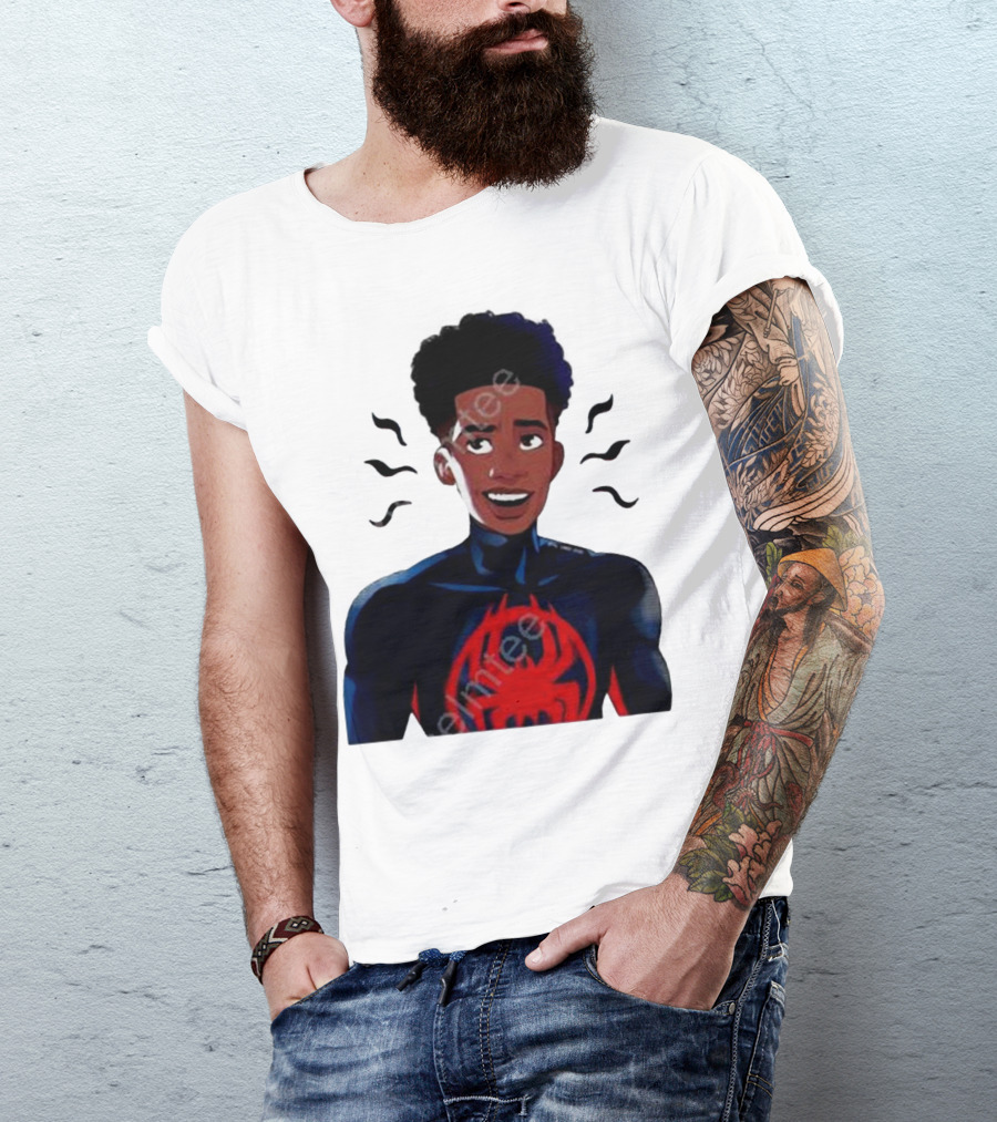 Spider Fam Charms Miles Across The Spider Verse T-Shirt