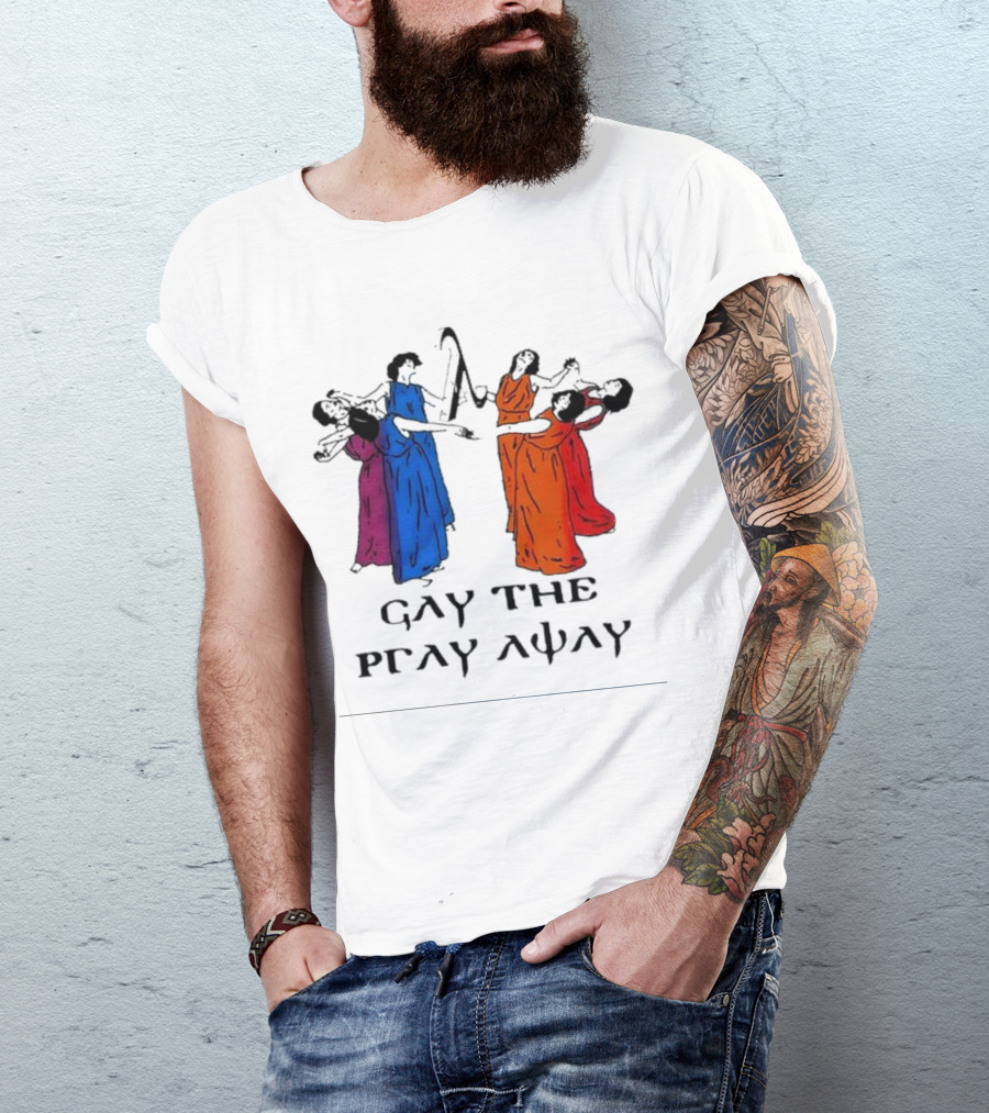 GAY THE PRAY AWAY Rainbow Dancers T-Shirt