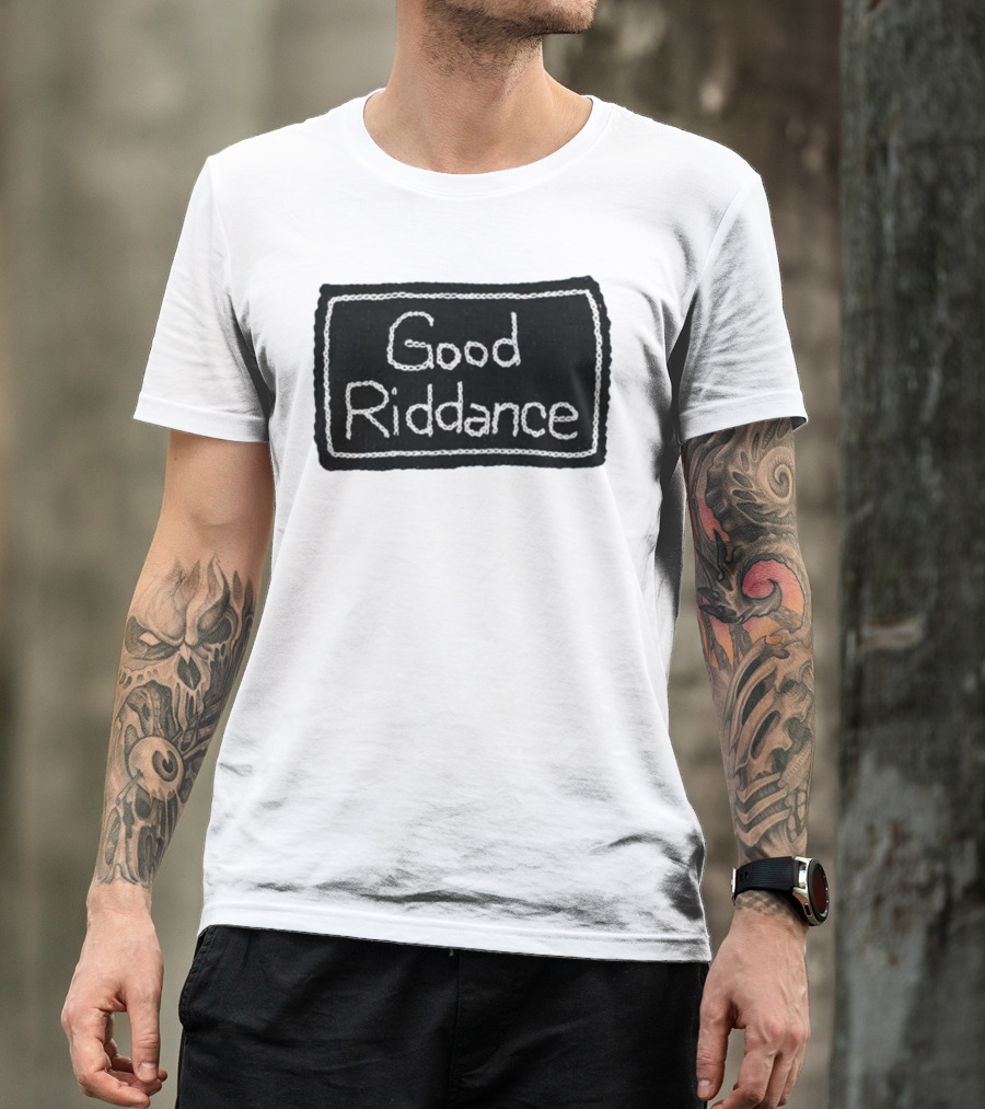 Gracie Abrams Good Riddance Crochet Black Patch T-Shirt