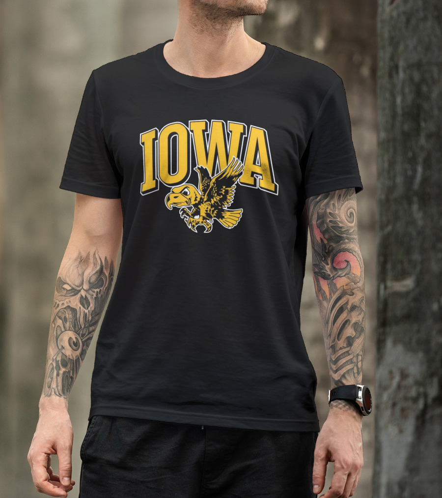 Homefield Apparel Iowa The Hawk Vintage T-Shirt