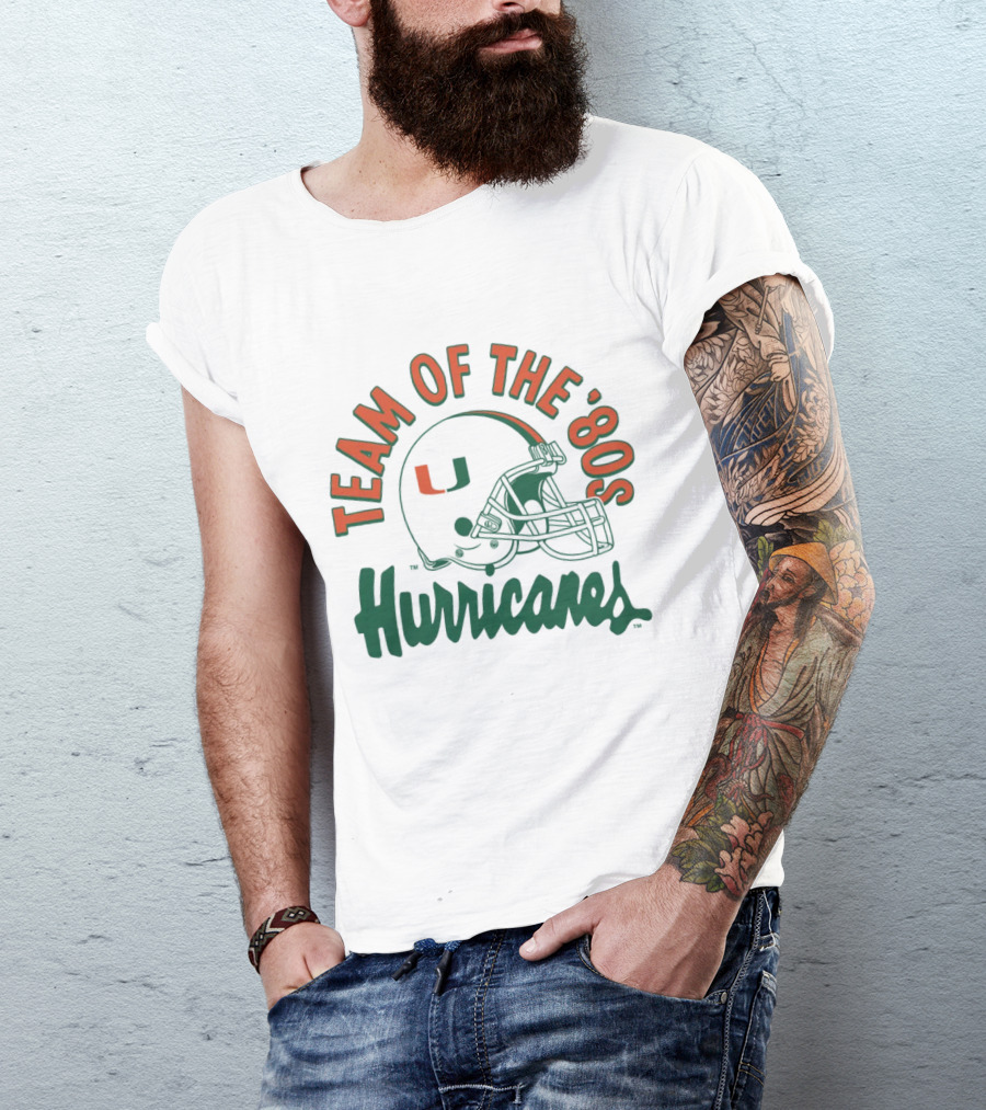 Team Of The ‘80S Hurricanes Miami Football T-Shirt