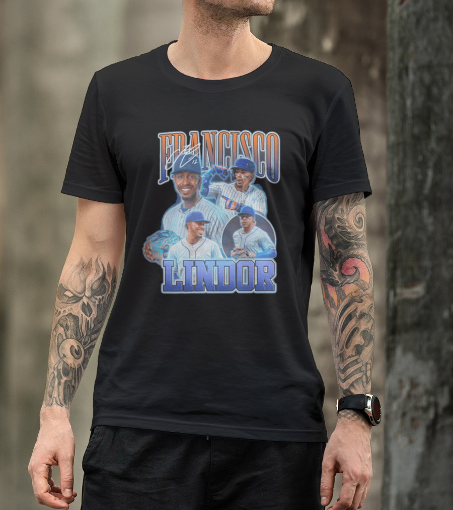 Francisco Lindor Signature Series Baseball Player T-Shirt