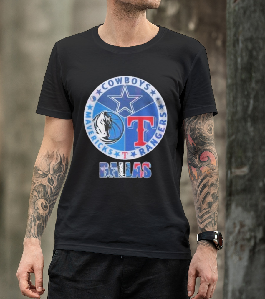 Dallas Cowboys Mavericks Rangers T-Shirt