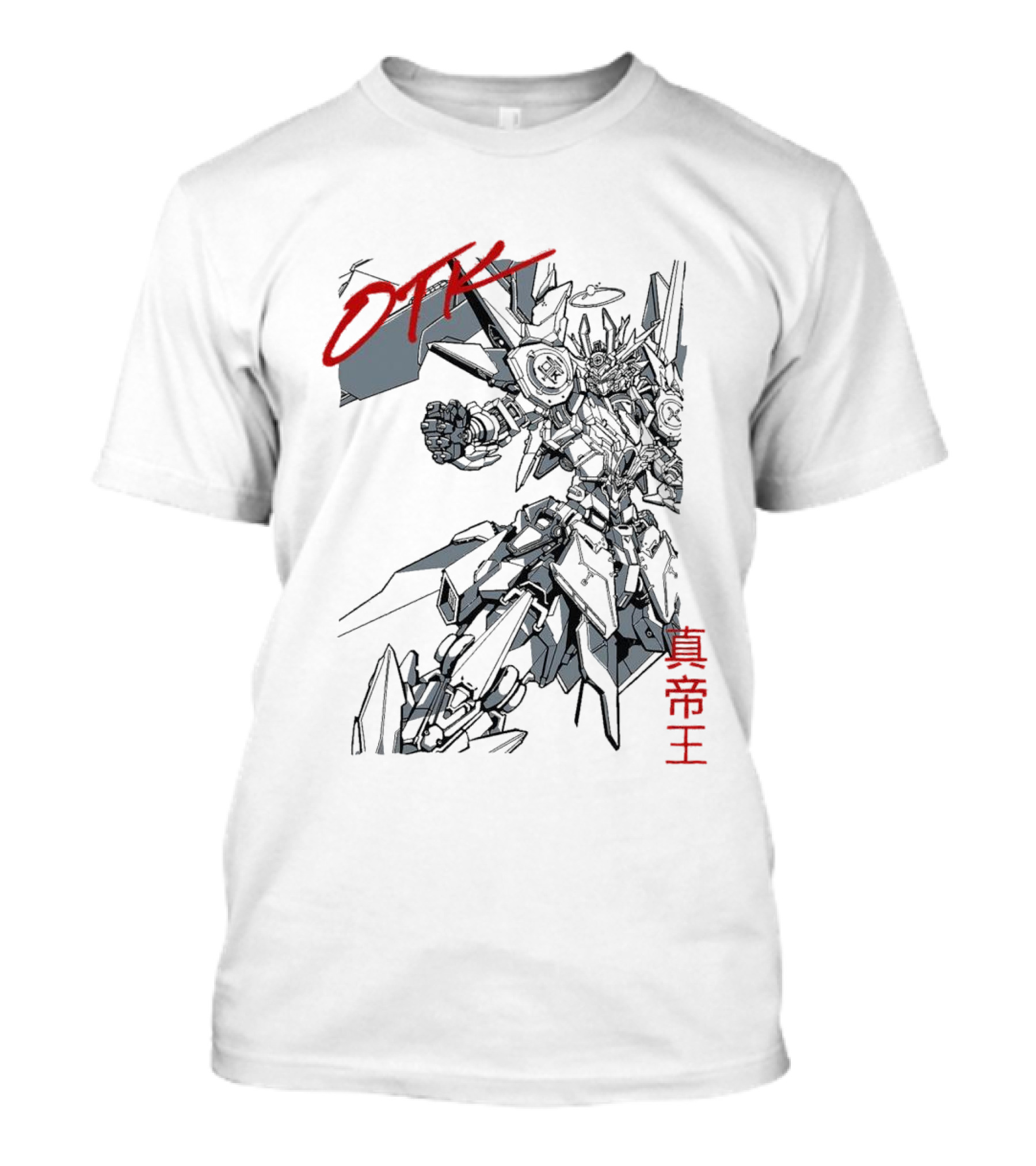 OTK 真帝王 Mech 01 Gray T-Shirt