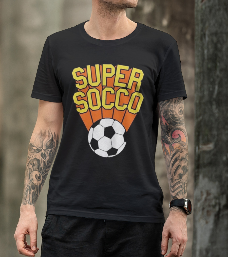 Super Socco Soccer Ball Burst T-Shirt