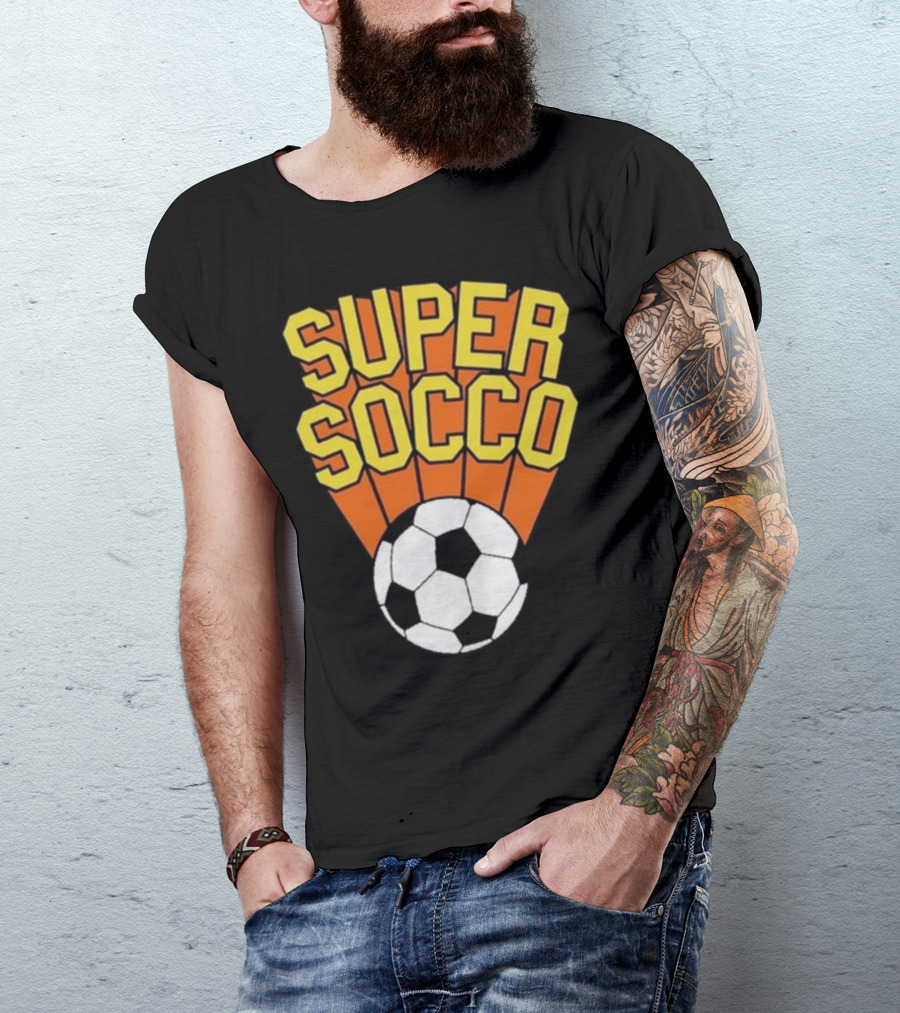 Super Socco Soccer Ball Burst T-Shirt