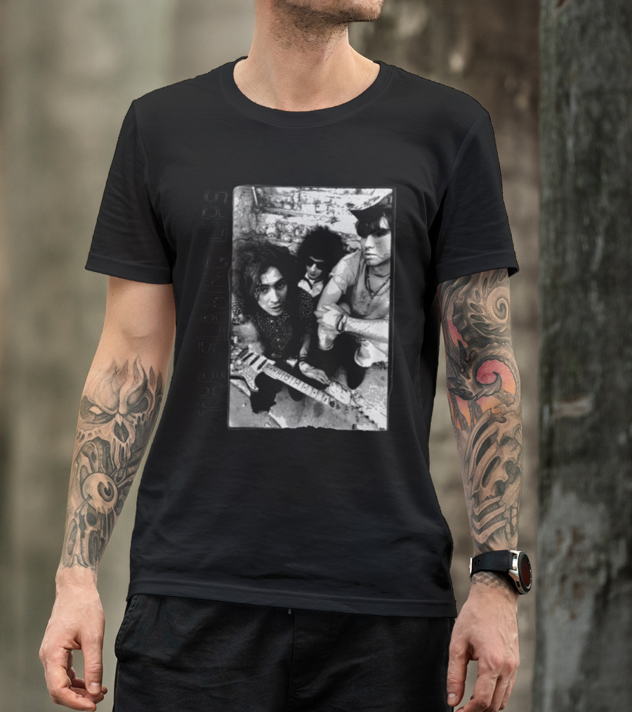 The Flaming Lips She Don’t Use Jelly Black And White Band Photo T-Shirt