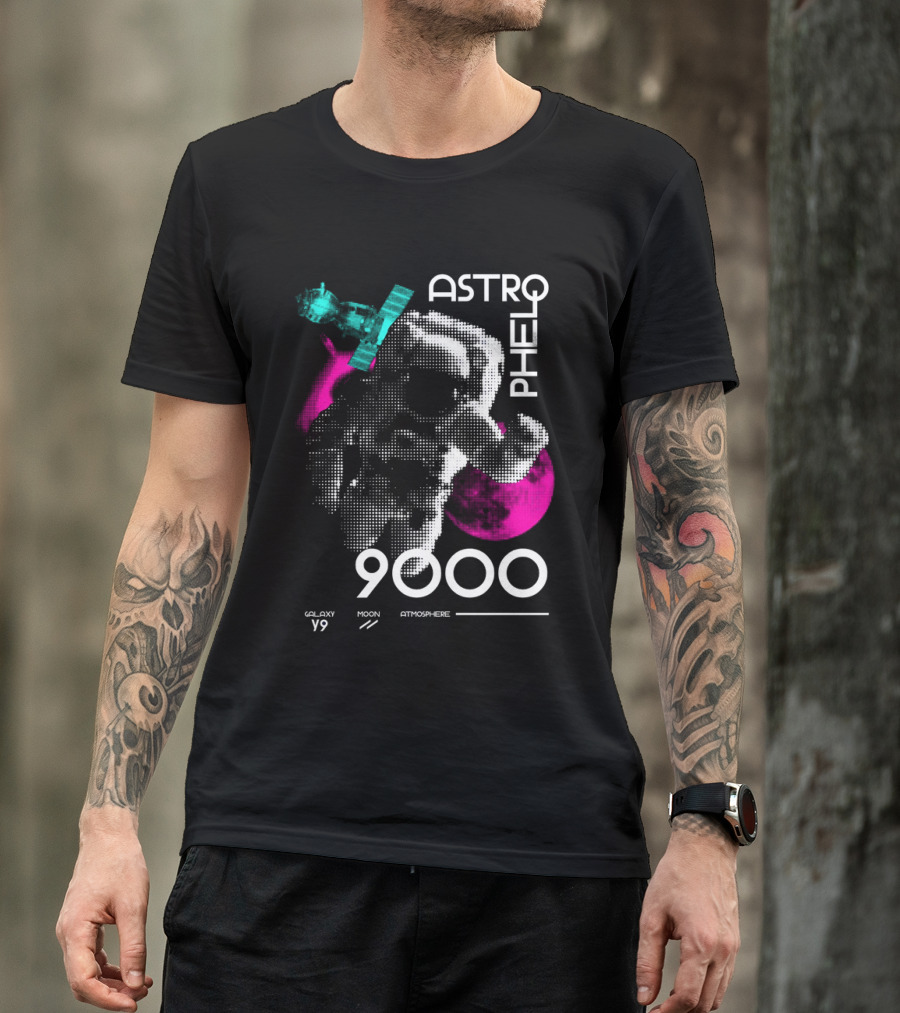 Astrophel 9000 Galaxy V9 Moon Atmosphere T-Shirt