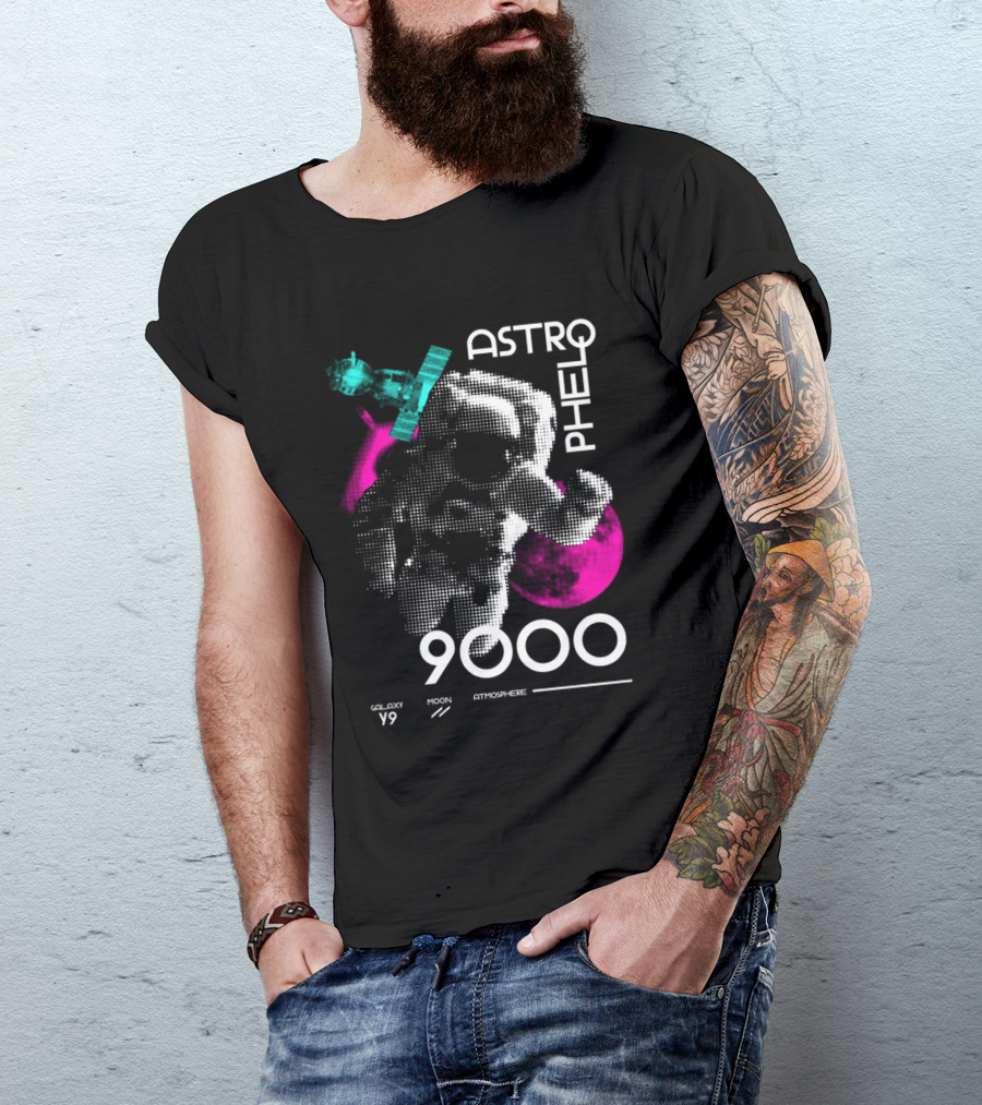 Astrophel 9000 Galaxy V9 Moon Atmosphere T-Shirt