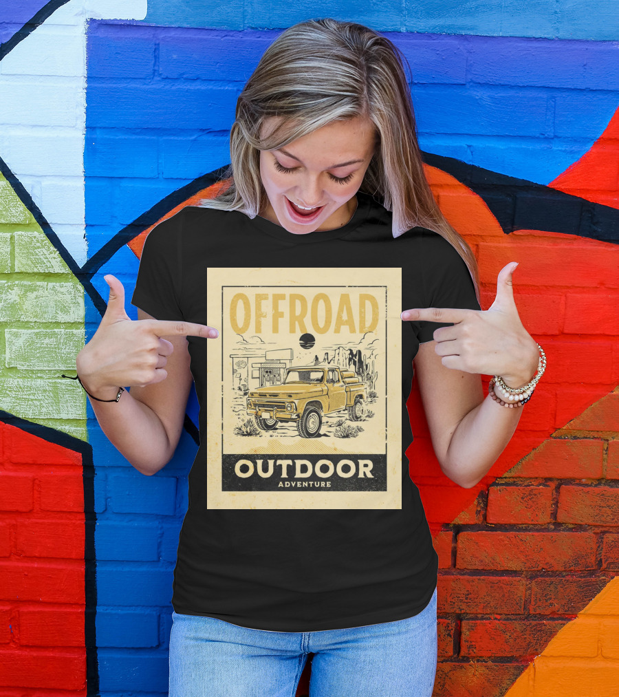 Offroad Outdoor Adventure Pickup Truck T-Shirt