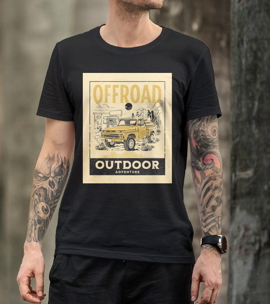 Offroad Outdoor Adventure Pickup Truck T-Shirt